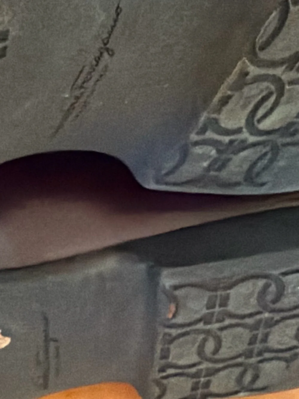Salvatore Ferragamo Dark Brown Leather Slip-On Loafers
